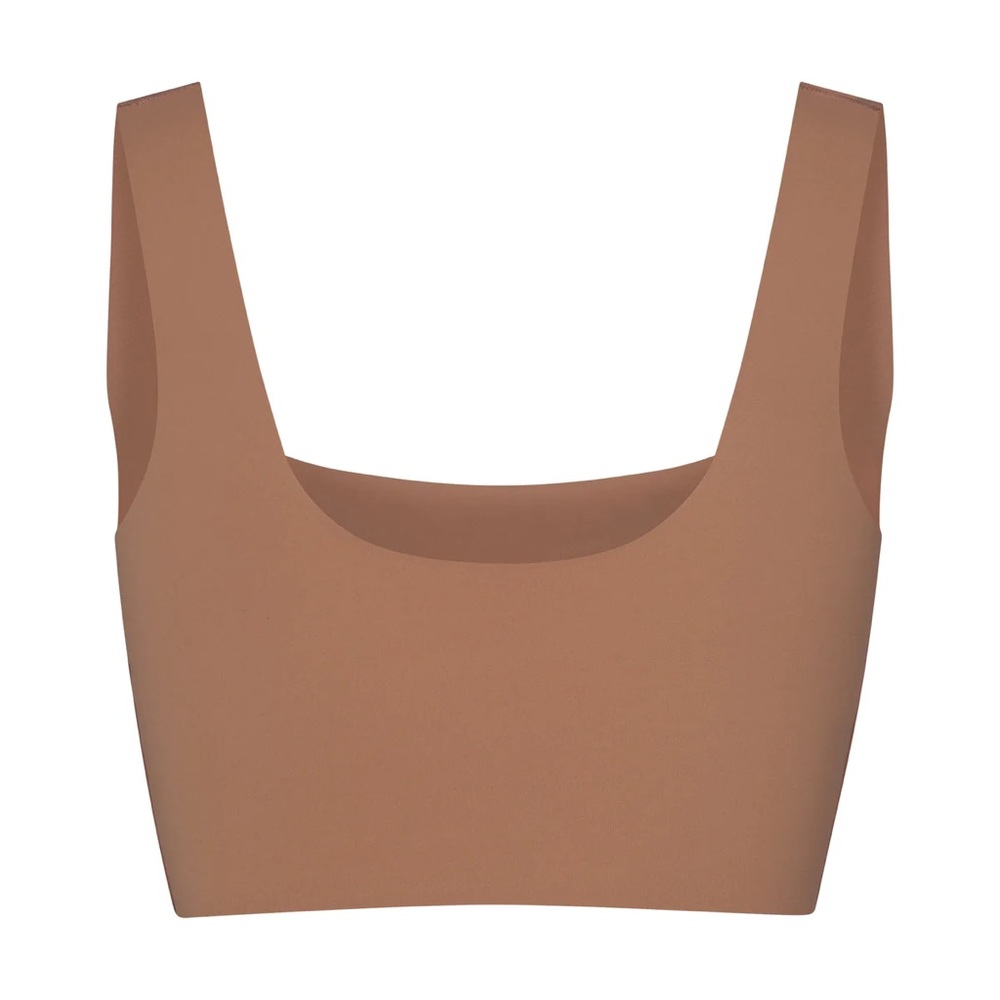 SKIMS Naked Scoop Longline Bra in Sienna - Picture 5 of 15